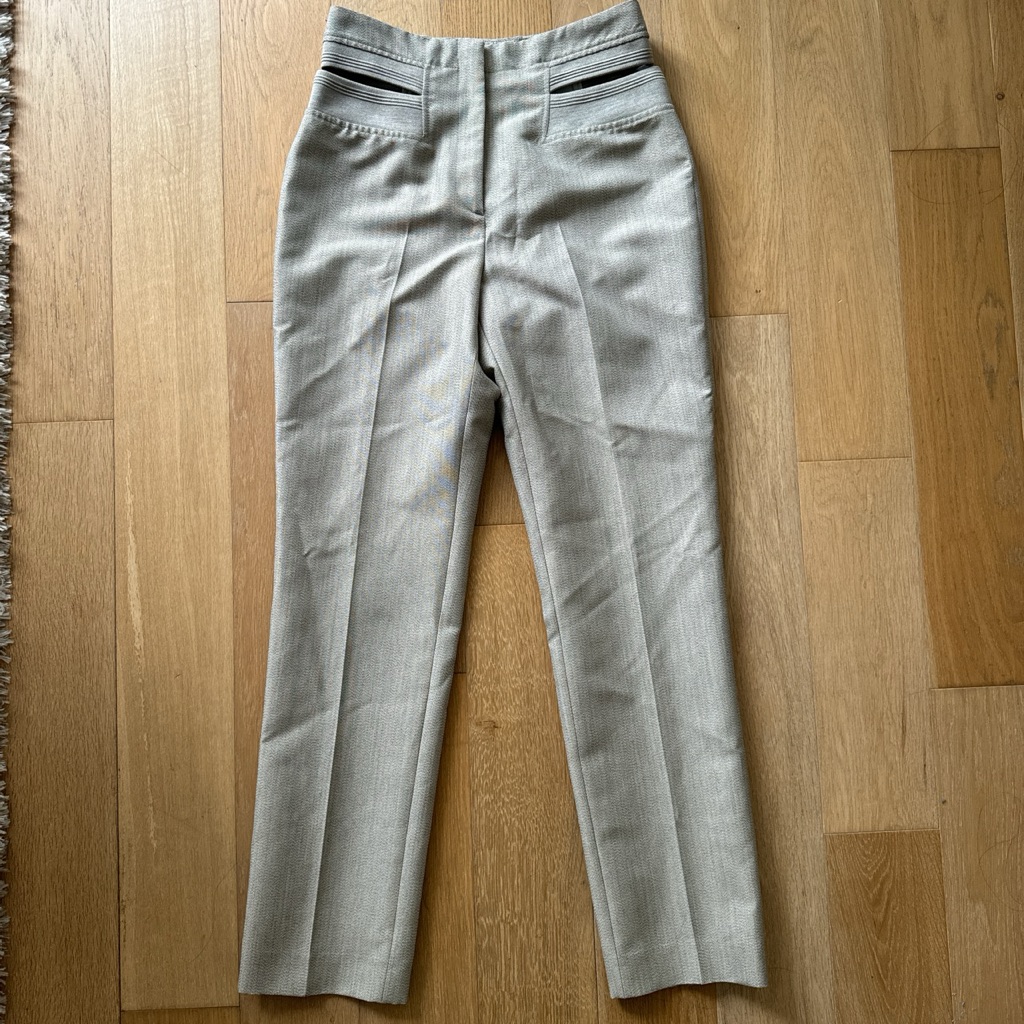 Burberry Straight Leg Cutout Pants